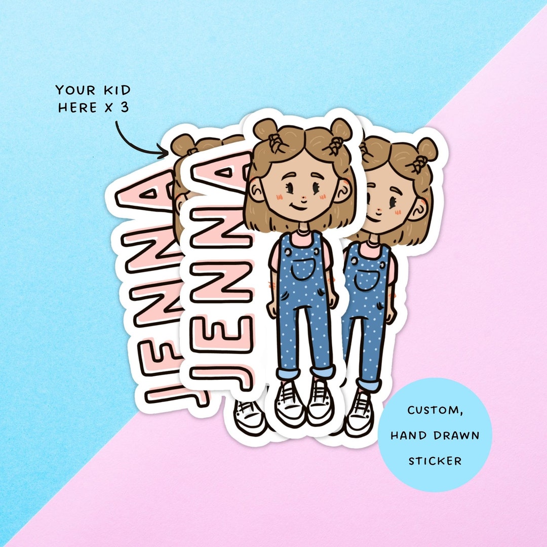 Kid's Name Stickers, Daycare Labels Waterproof, Name Stickers