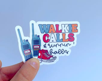 Walkie Calls And Running Halls School Admin Gift Sticker School Staff Gift Funny Admin Sticker Elementary Scool Middle School Sticker