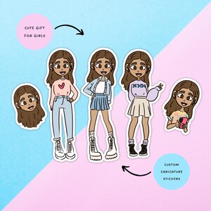 Gift For Girl Personalized Sticker Pack Girly Sticker, Waterproof Vinyl Sticker Water Bottle Sticker, Laptop Sticker, Fashion Sticker Pack