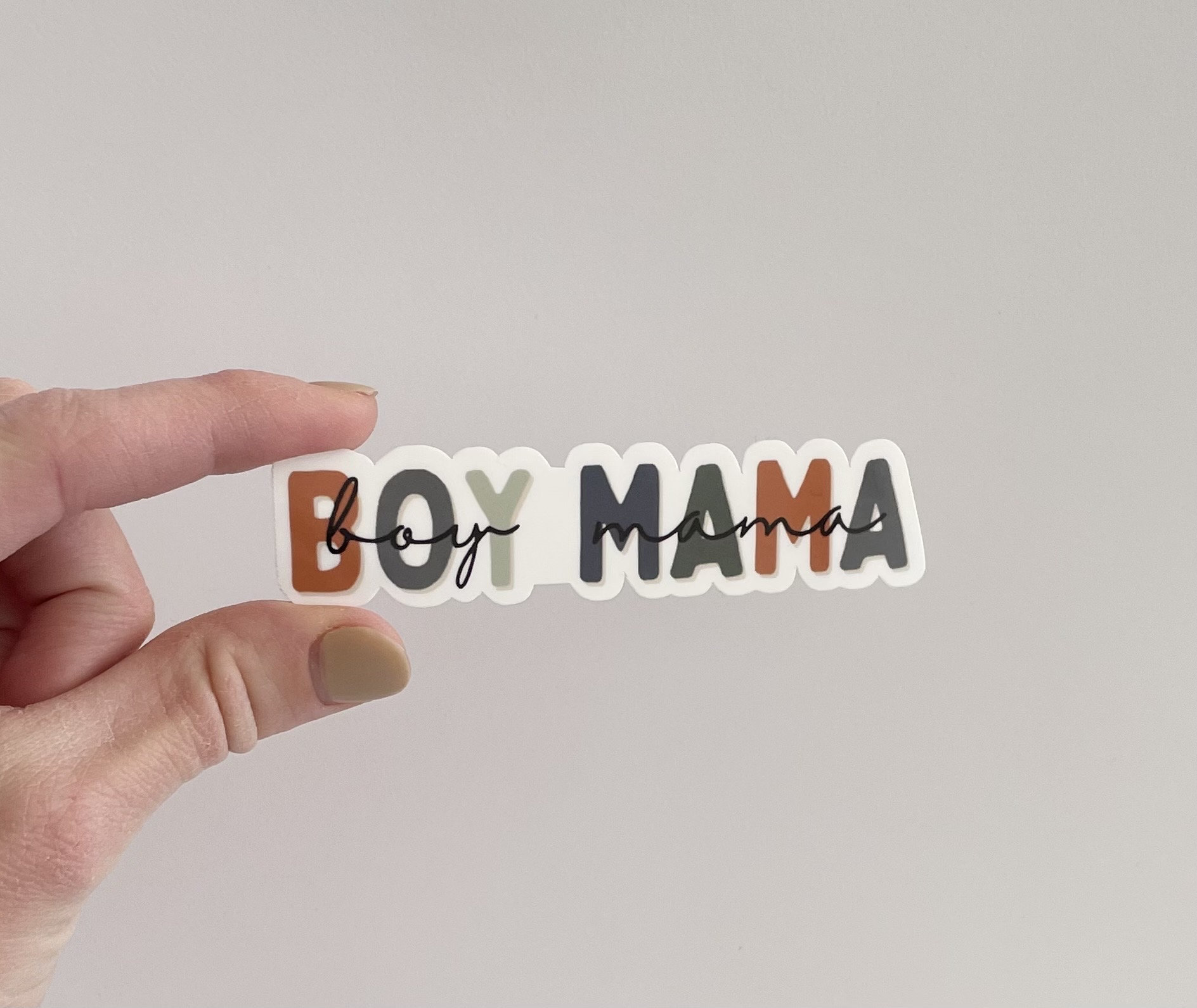 Boy Mama Sticker, Waterproof Vinyl Sticker, Motherhood Sticker, Gift ...