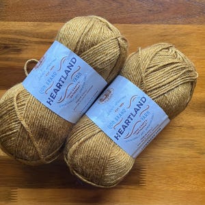 Lion Brand Heartland Yarn  Canyon lands Worsted weight acrylic yarn  2 in stock Ready to ship