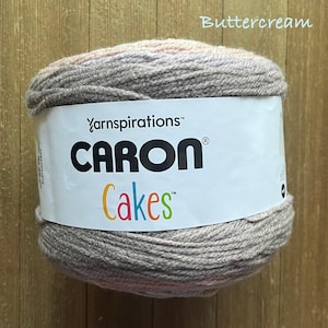 Caron Cakes Yarn 7.1 oz, 200 grams Buttercream Ready to Ship