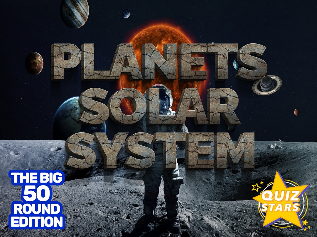 Planets & Solar System Quiz | Educational Trivia Game (powerpoint) - Etsy