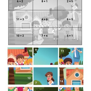 50 Page Maths Busy Book Printable Toddler Activities Preschool ...