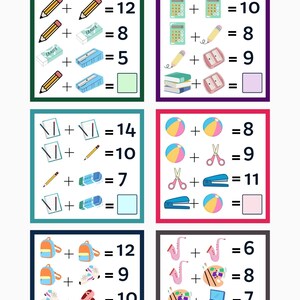 50 Page Maths Busy Book Printable Toddler Activities Preschool ...