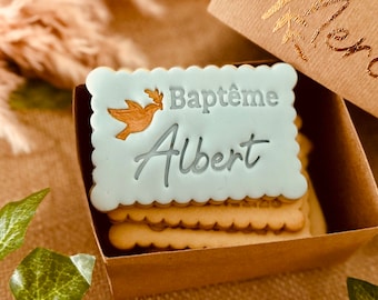 Cookie stamp Baptism cutter cookie baptism