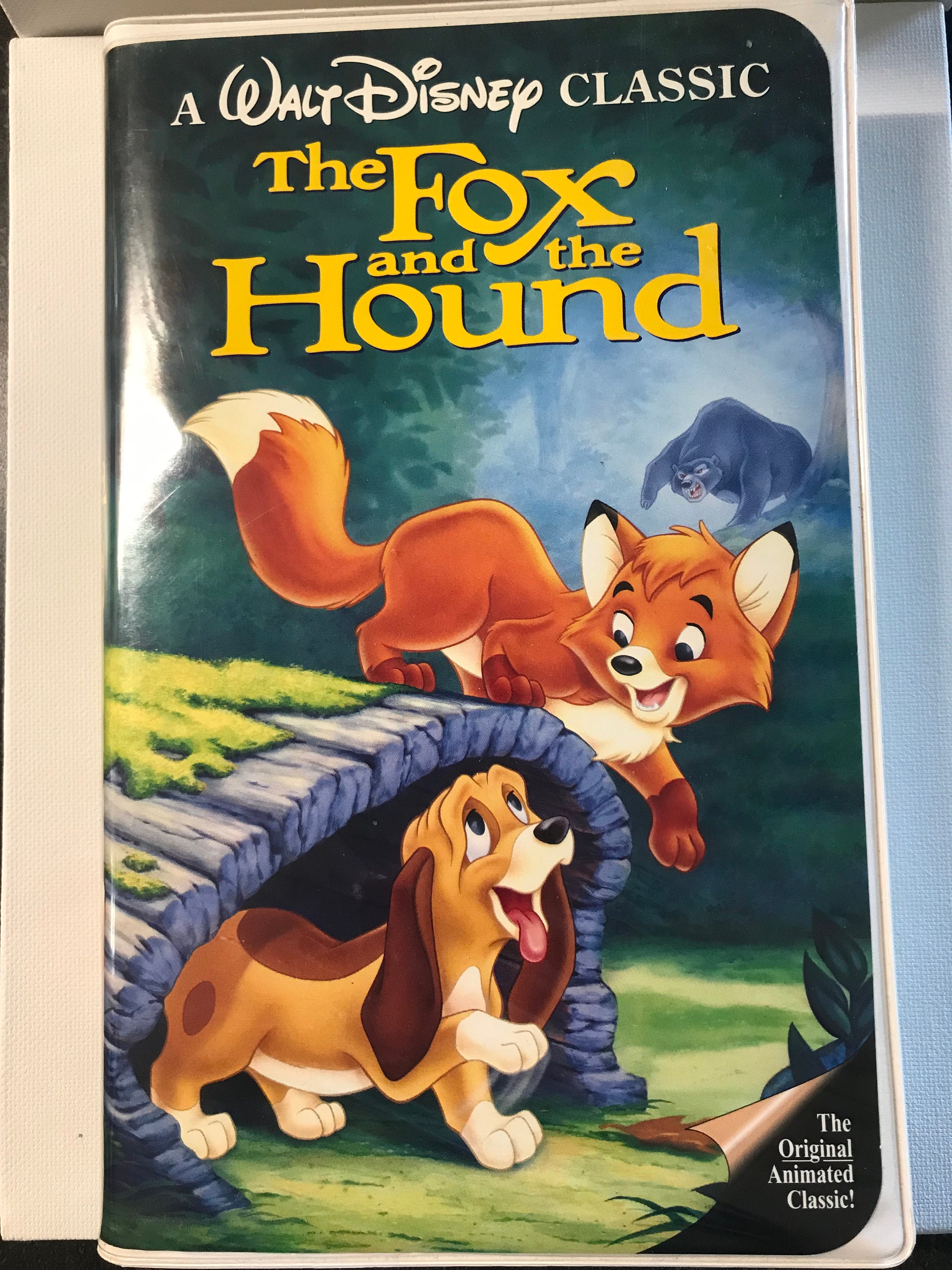 Black Diamond VHS Walt Disney the Fox and the Hound Etsy