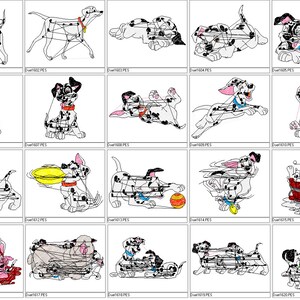 101 Dalmatiner Broderimönster