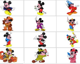 Mickey Mouse Embroidery Designs