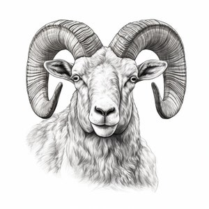 Dall Sheep svg Download digitale
