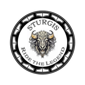 Sturgis Buffalo Chip svg - Arquivo SVG Ride the Legend para scrapbooking, gravação a laser, trabalho CNC, etc. Sturgis SD Motorcycle Rally