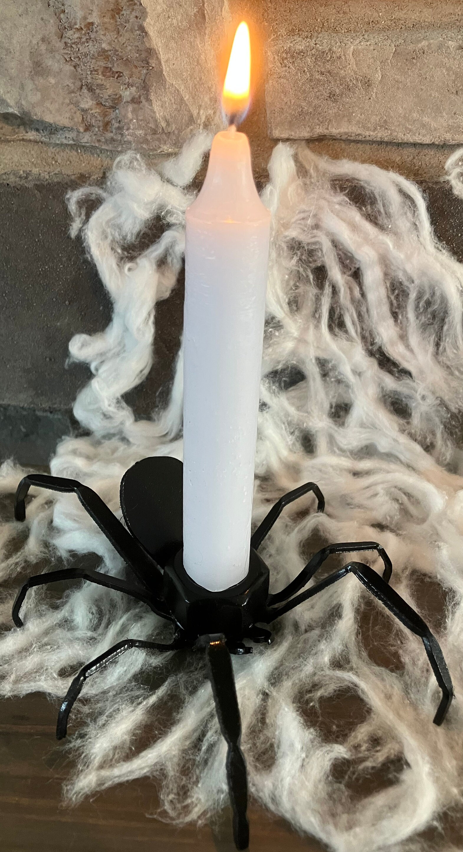 Pair2 of Spider Candle Holders Halloween Party or Etsy