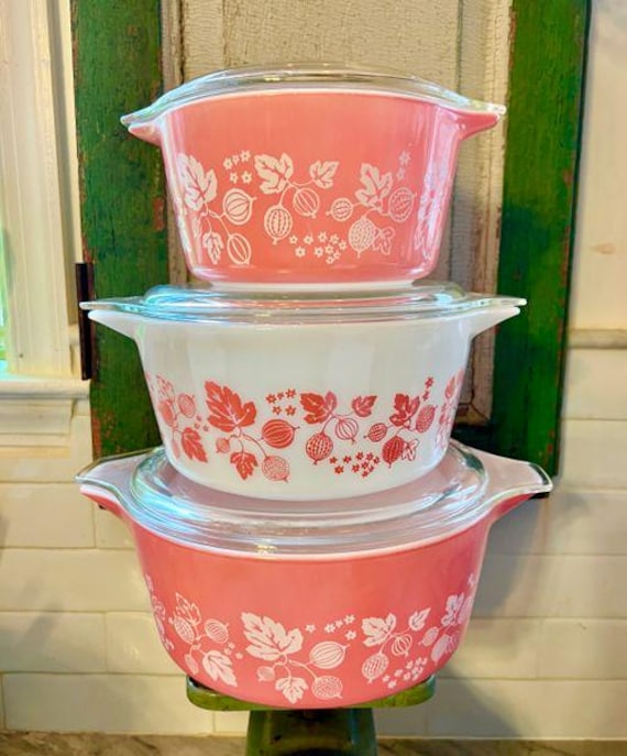 ONE Pink Gooseberry Pyrex Casserole Choice - Etsy