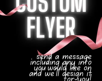 custom flyer