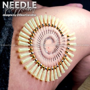 Spiral Needle Play Design / Stencil - Artistic Piercing