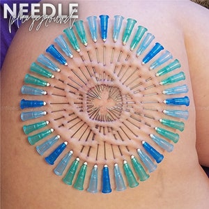 Interlocking Circles Celtic Knot Advanced Needle Play Design / Stencil - Artistic Piercing