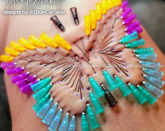 Butterfly Needle Play Design / Stencil - Artistic Piercing
