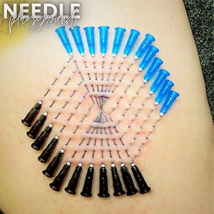 Hexagon Lines Weaving Practice Needle Play Design / Stencil - Artistic Piercing