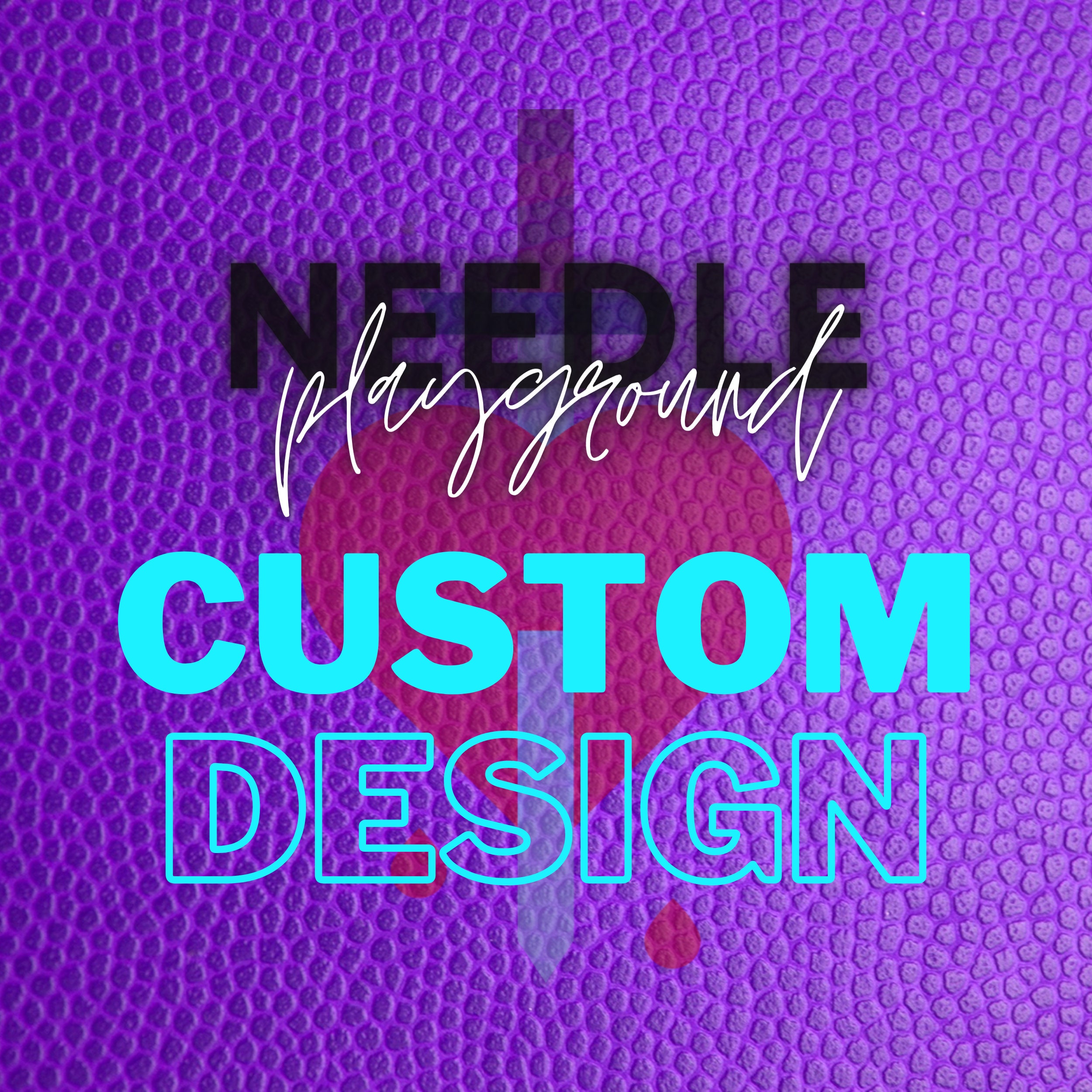 CUSTOM Needle Play Design / Stencil Artistic Piercing Tell Etsy