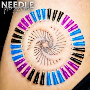Circle Vortex Swirl Needle Play Design / Stencil - Artistic Piercing