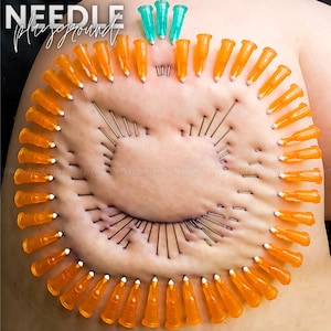 Halloween Pumpkin Jack-o-Lantern Advanced Needle Play Design / Stencil - Artistic Piercing