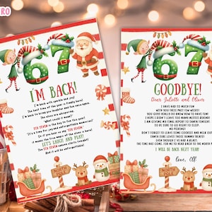 Elf Arrival Letter, Six Seven Trending Meme 67 Christmas Elf Letter, Elf Activities, 6-7 Elf Welcome Letter, Christmas Printable Template