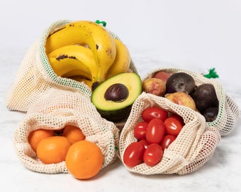 Certified Organic Cotton Mesh Produce Bags - Extra Small