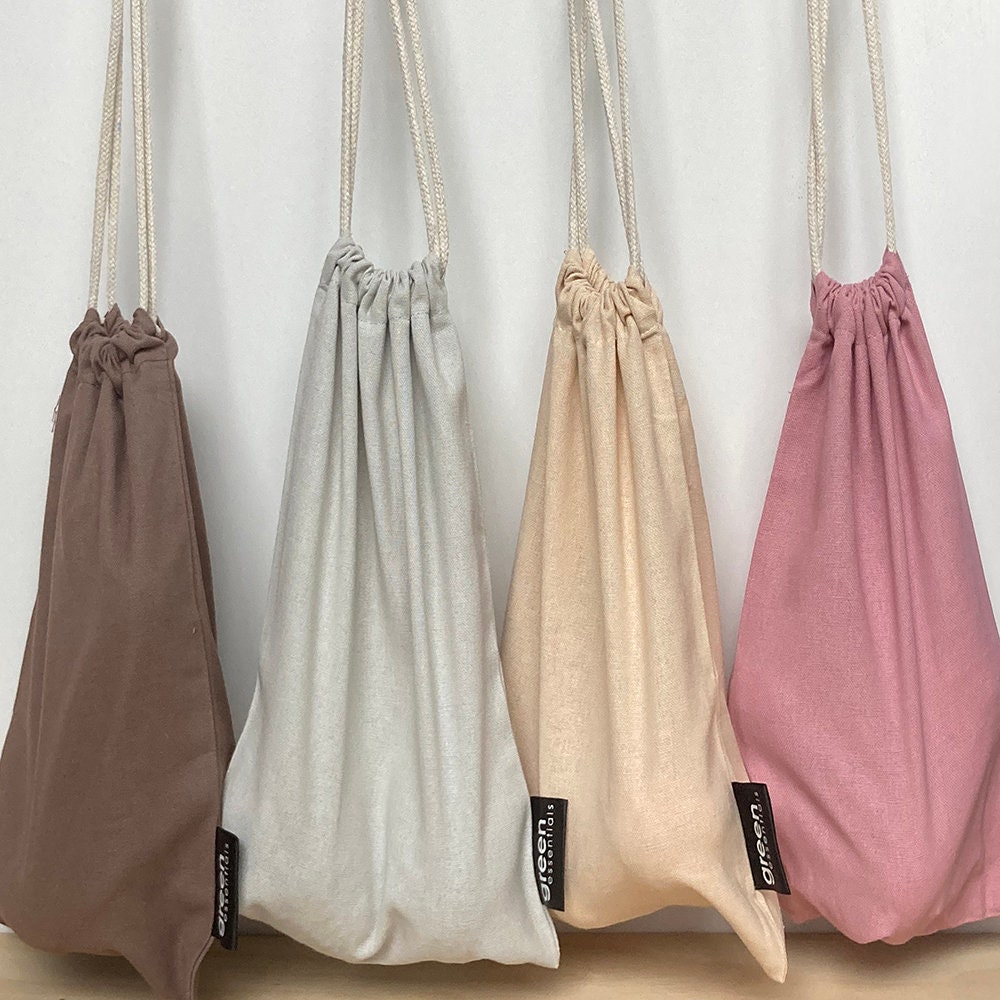 Cotton Drawstring Produce Bags - Set of 4 - Etsy Australia