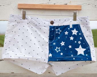 Shorts Cyanotype Star tamanho 11, marca So Authentic Heritage