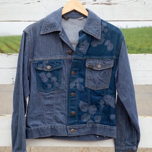 Size 36-R (Med) Rose Cyanotype Denim Jacket