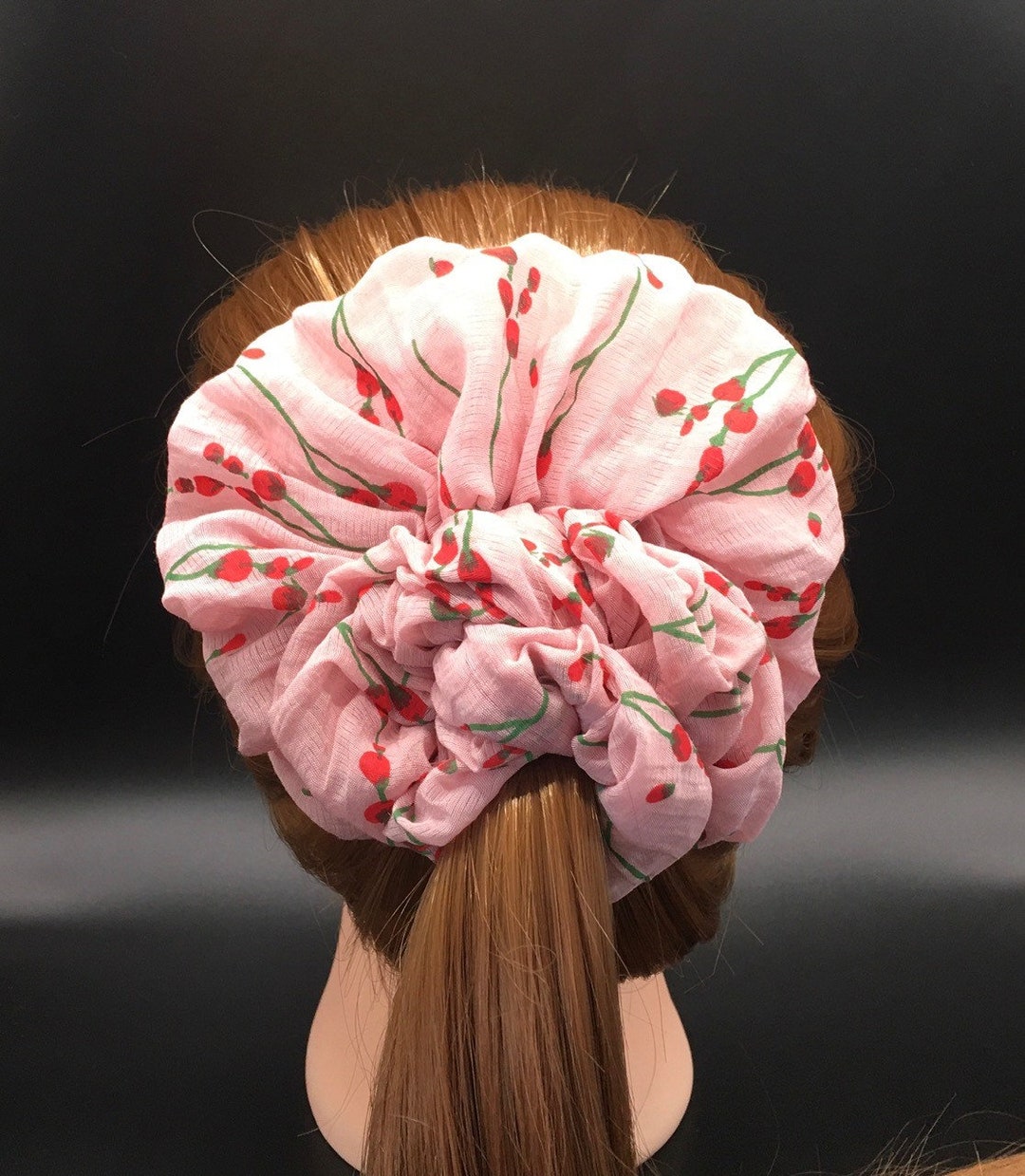 Large Scrunchie Xl Scrunchie Hair Ties Hair Accessory Luxe Etsy