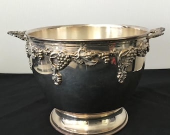 Crusader Reproduction bowl or ice bucket with insert 11.5cm tall 14cm wide