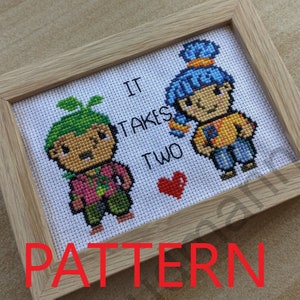 PATTERN ONLY It Takes Two Cross Stitch Pattern