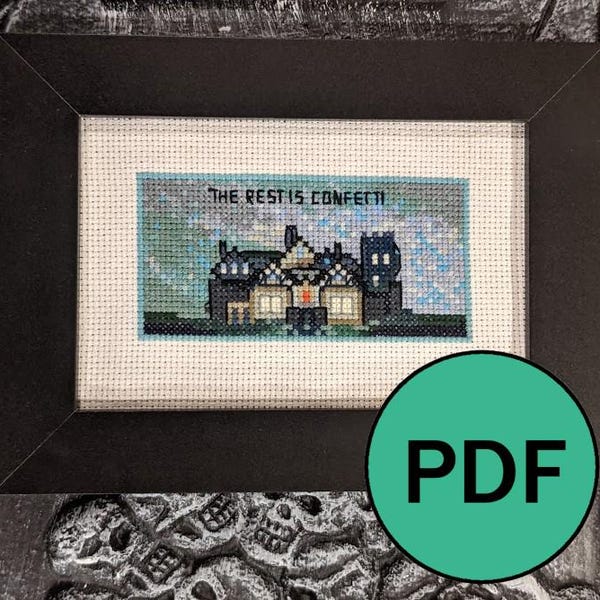 PATTERN ONLY Haunting of Hill House Cross Stitch Pattern