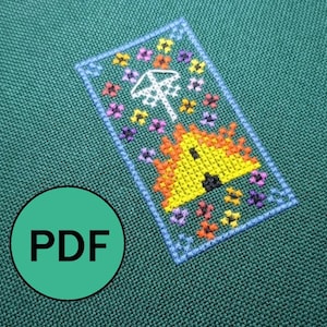 PATTERN ONLY Film MIDSOMMAR Cross Stitch Pattern