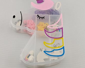 Unicorn Necklace Set: Toddler Rings & Accessories - Jewelry Box