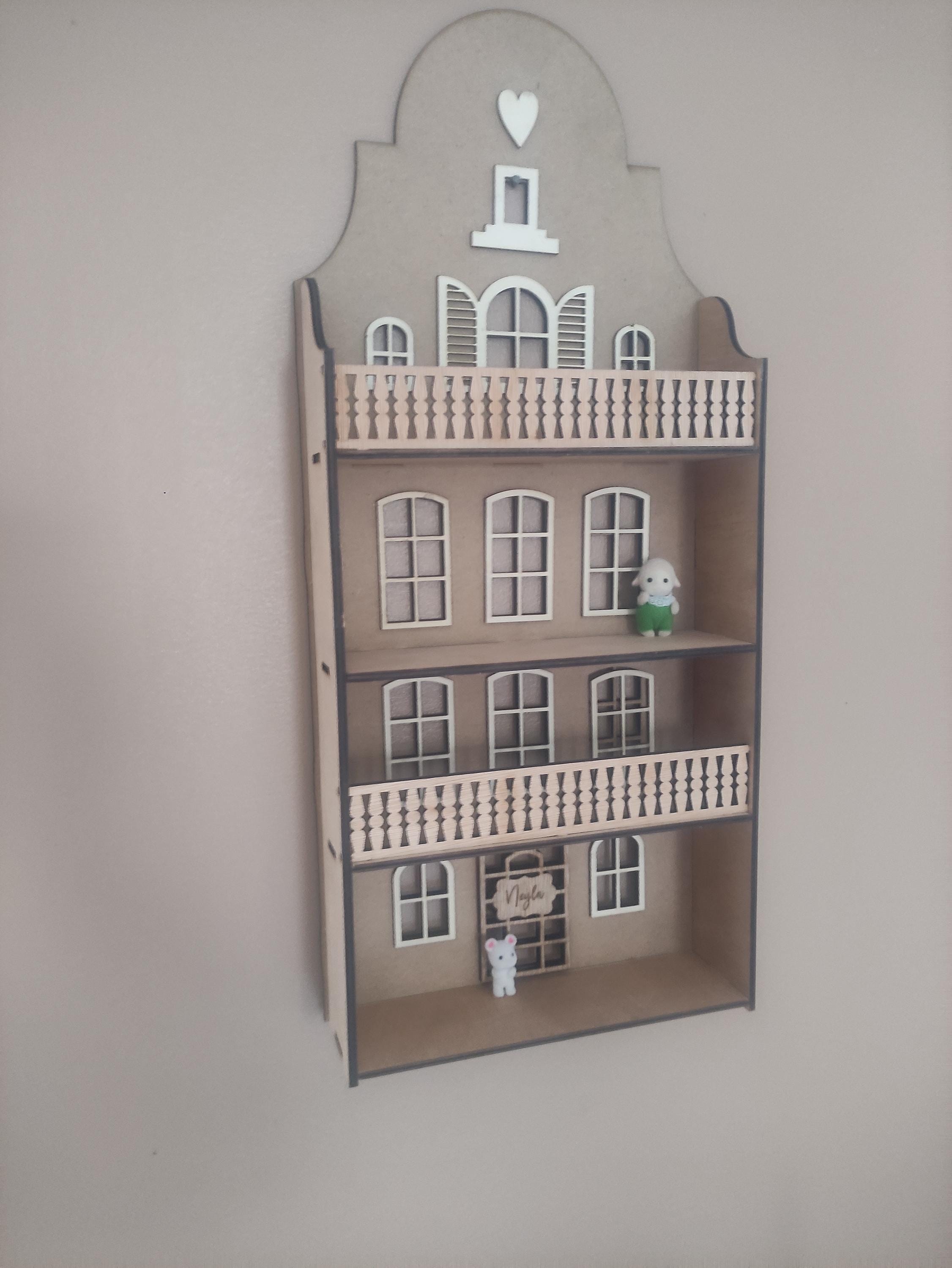 Maison De Poupée Miniature En Bois DIY à Assembler - Kit Créatif Avec Meubles Et Lumières LED, échelle 1:24 - 6