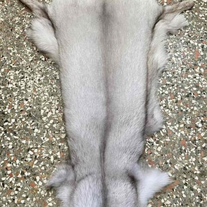 Genuine Blue Fox XXL Fox Pelts, Scandinavian Fur skins/pelts, Luxury Fur pelt