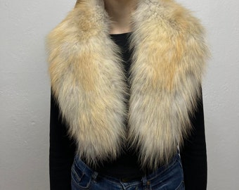 Golden Fox Fur Collar