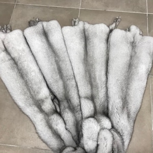 Genuine blue fox skin/pelt, natural fox skin,real fur,