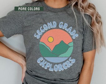 Second Grade Teacher Shirt, 2nd Grade Team T-Shirt