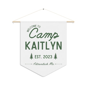 Custom Camp Bachelorette Party Banner, Camping Bachelorette Sign, Camp Bach Flag, Camp Tapestry, Lake Bachelorette, Mountain Wedding