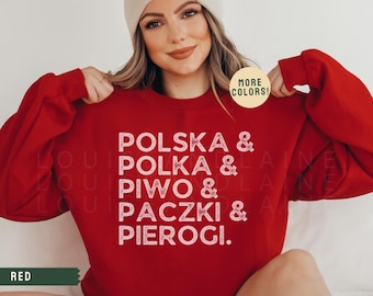 Polish Shirt, Polish Sweatshirt, Pierogi Shirt, Dyngus Day Shirt, Buffalo Polish, Buffalo Dyngus Day, Chicago Polish, Polka Piwo Paczki