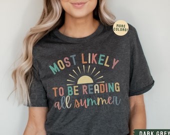 Reading Shirt, End of Year Teacher Tshirt, Bookish Tee, Last Day of School Matching Teacher Summer, Librarian Book Nerd, Book Lover Gift