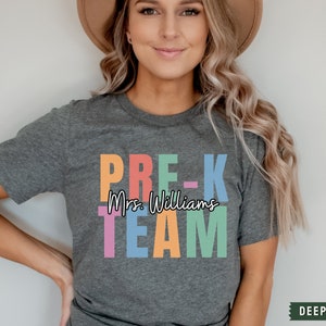 Team Pre-K Teacher T-Shirt Back To School Gift Shirt Team Pre-K Teacher T-Shirt Back To School Gift Shirt