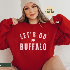 Buffalo Football Crewneck Sweatshirt, Buffalo Shirt, Lets Go Buffalo Sweatshirt, BUF 716 Shirt, Buffalo Football Gift, Buffalo Apparel