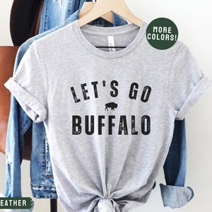 Buffalo Football Shirt, Let's Go Buffalo, Vintage Buffalo T-shirt, Buffalo NY Gift, Women's Men's BUF Apparel, 716 Mafia, Buffalo Hockey