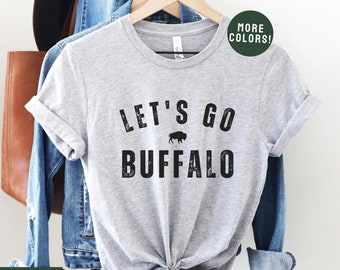 Buffalo Football Shirt, Let's Go Buffalo, Vintage Buffalo T-shirt, Buffalo NY Gift, Women's Men's BUF Apparel, 716 Mafia, Buffalo Hockey