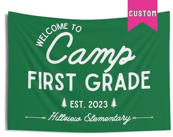 Classroom Tapestry, Teacher Name Banner, Classroom Door Decor, Custom Banner, Personalized School Banner, Classroom Poster, Custom Flag