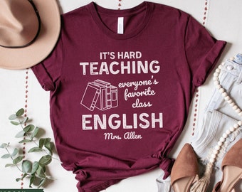 Chemise de professeur d'anglais, cadeau pour professeur d'anglais, T-shirt Cite Your Evidence, Chemise de grammaire, Chemise de ponctuation, Grammaire de la police, Chemise d'écriture